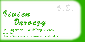 vivien daroczy business card